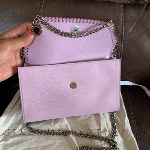 Stella McCartney Falabella Mini Shaggy Deer Wallet on Chain NWoT - Picture 7 of 15